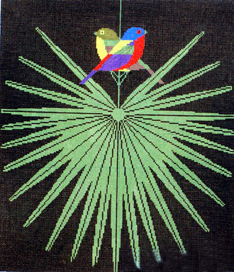 Flamboyant Feathers (Handpainted by Merideth Collection) *18HC-F129