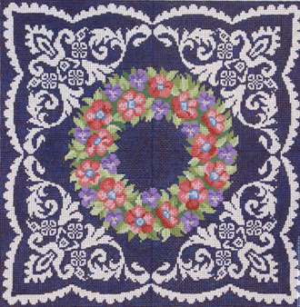 Floral Wreath Pattern (Treglown Designs) *G-709