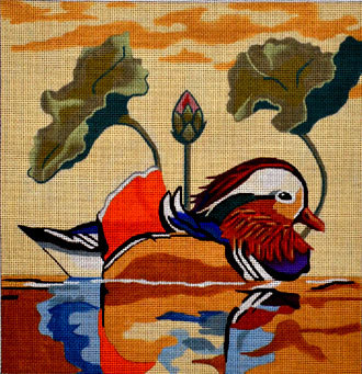 Mandarin Duck (Handpainted by Melissa Prince Designs) 18*B310