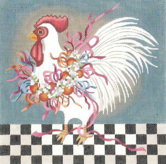 Ribbon Chicken (handpainted by Melissa Shirley) 18*J-118