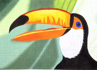Toucan (Handpainted by Maps Designs) 18*B106