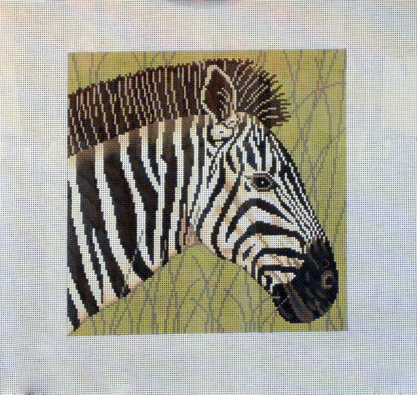 Zebra in Grass (Handpainted by JP Designs) 18*A-107