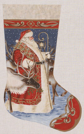 Reindeer Roundup Stocking B11-TTAXS244
