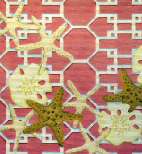 Starfish Sand Dollar, Coral Lattice (Associated Talent) 1307