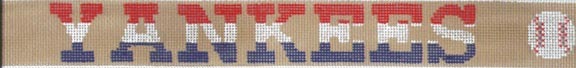 New York Yankees Belt (Handpainted by CBK Needlepoint Collection) 18*281