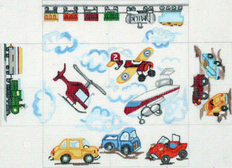 Planes Trains Cars Brick Cover A42-BC-21