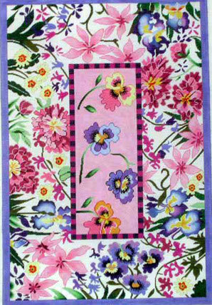 Pink Floral Rug A65-R3201