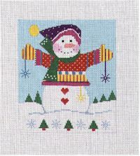 Knitted Snowman (Shelly Tribbey Designs) *C850