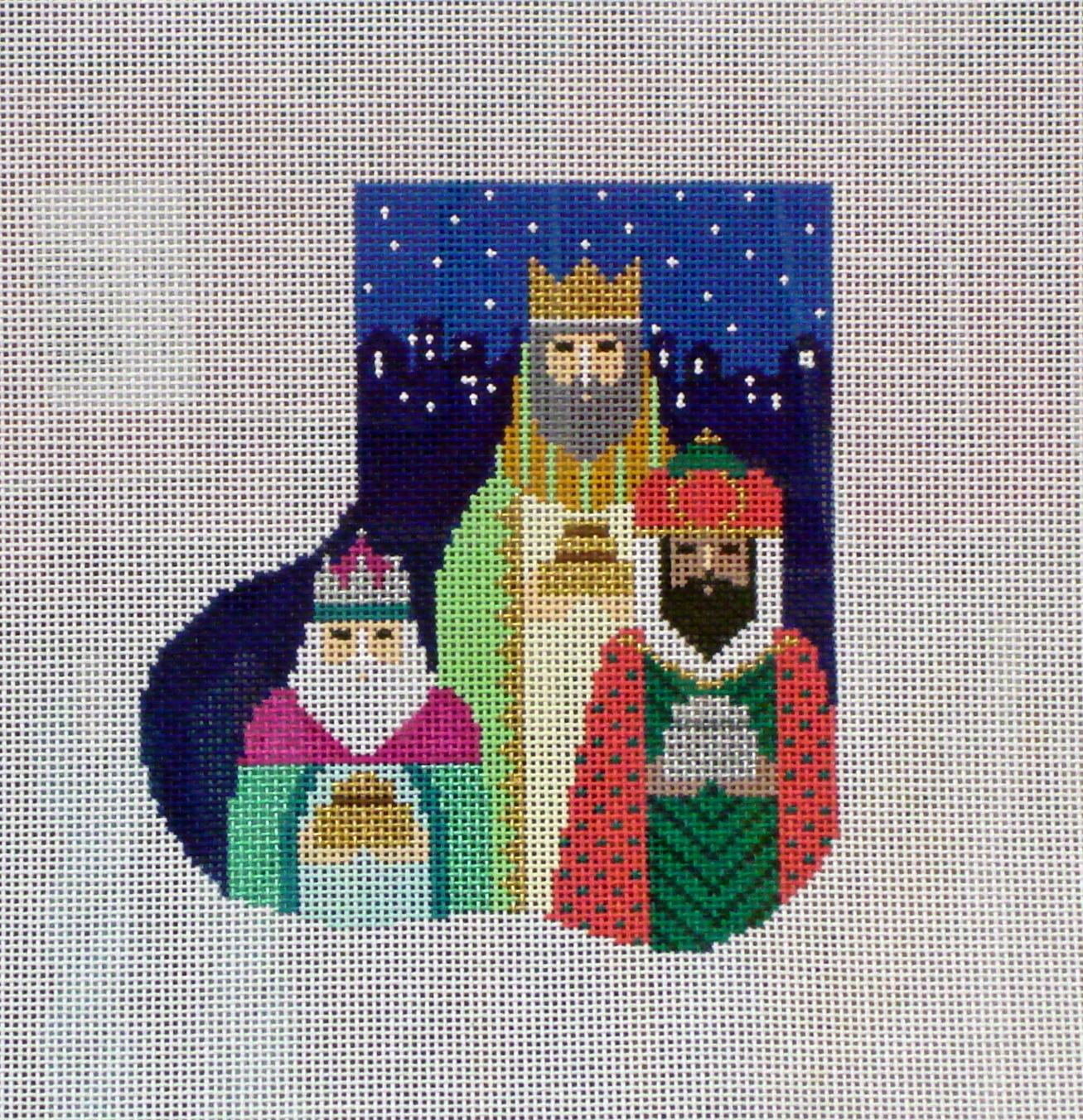 The 3 Kings Mini Sock (Shelly Tribbey Designs) *C876