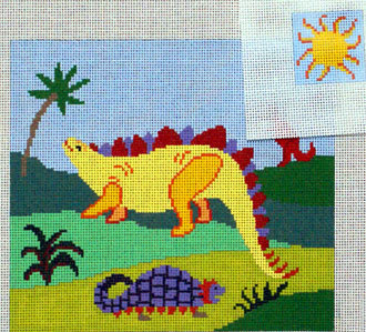 Dinosaur Tooth Fairy Pillow (2 canvases) *PO90