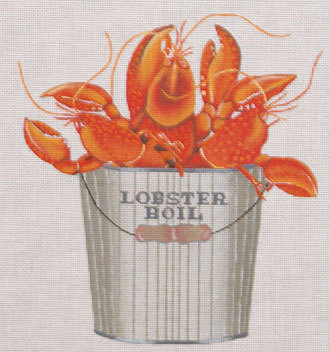 Lobster Boil (handpainted by Mellisa Shirley Designs) 18*MLT-78B