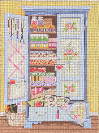 Armoire (handpainted by Sandra Gilmore Designs) *18-613