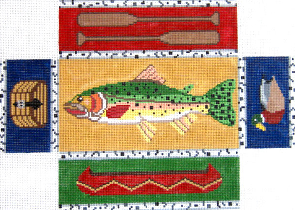 Fishing Brick Cover (Handpainted by Silver Needle) 18*562