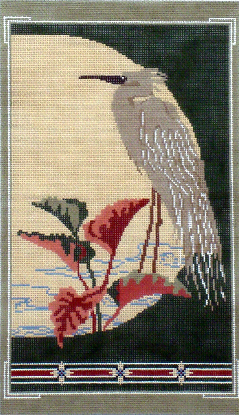 Heron (Handpainted by Quail Run Designs) 18*E30