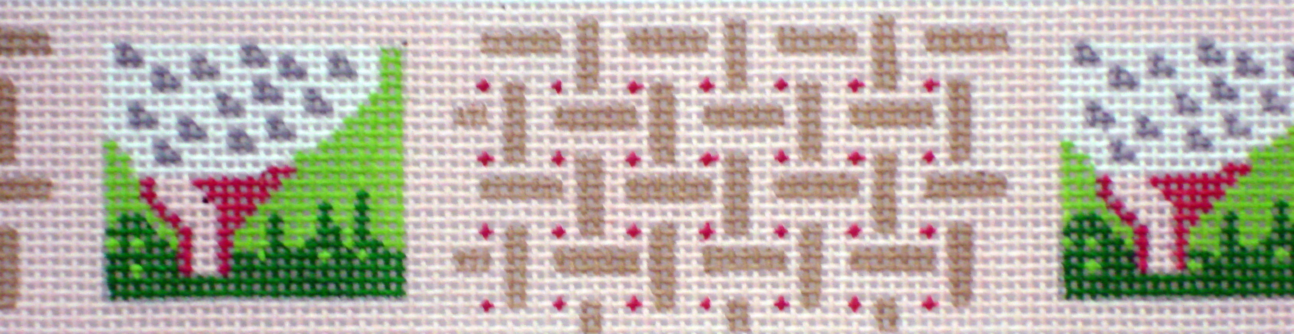 Basket Weave Pink Golf Belt B49-01601