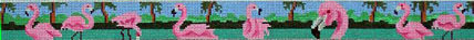 Flamingo Row Belt (Handpainted by HSN Designs) Flamingo Row Belt (Handpainted by HSN Designs)