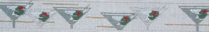 Havana Martini Club Belt (Handpainted by Barbara Russell Designs 18*B18333