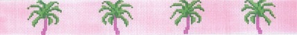 Lily Palm Pink Belt (Handpainted by Voila) 18*BSK901P