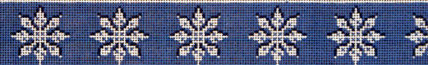 Snowflakes Belt (Handpainted by HSN Designs) 18*B129