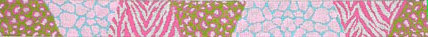 Wild Animal Pastel Belt (Handpainted by Voila!) 18*BSK352P