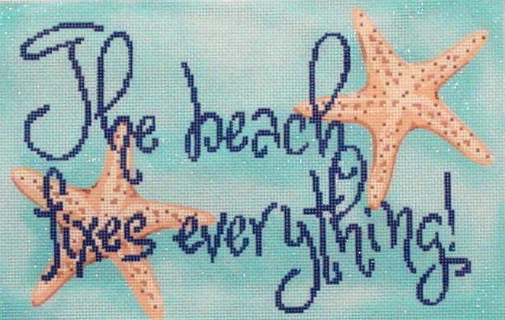 The Beach Fixes Everything (Handpainted by Associated Talents) 18*M-192