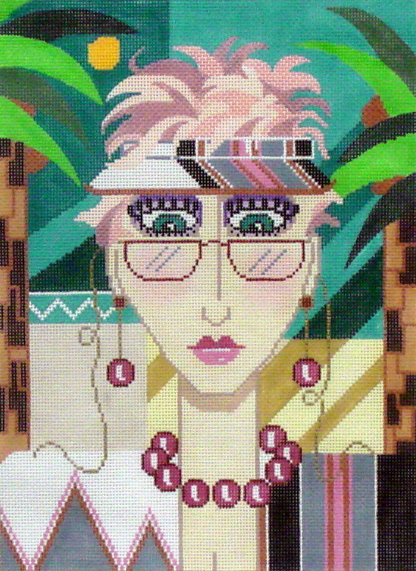 Palm Beach (Handpainted by Barbara Russell Designs) 18*BRC15