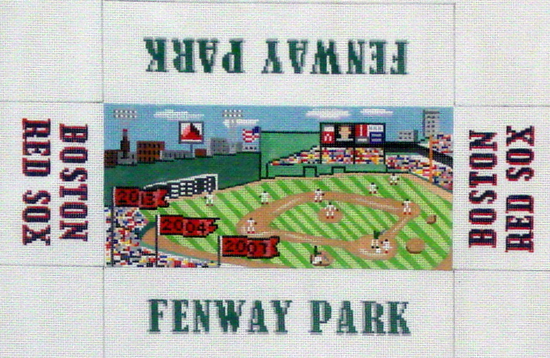 Fenway Park/Red Sox (handpainted from the Wellesley Needlepoint Collection) 18*M51