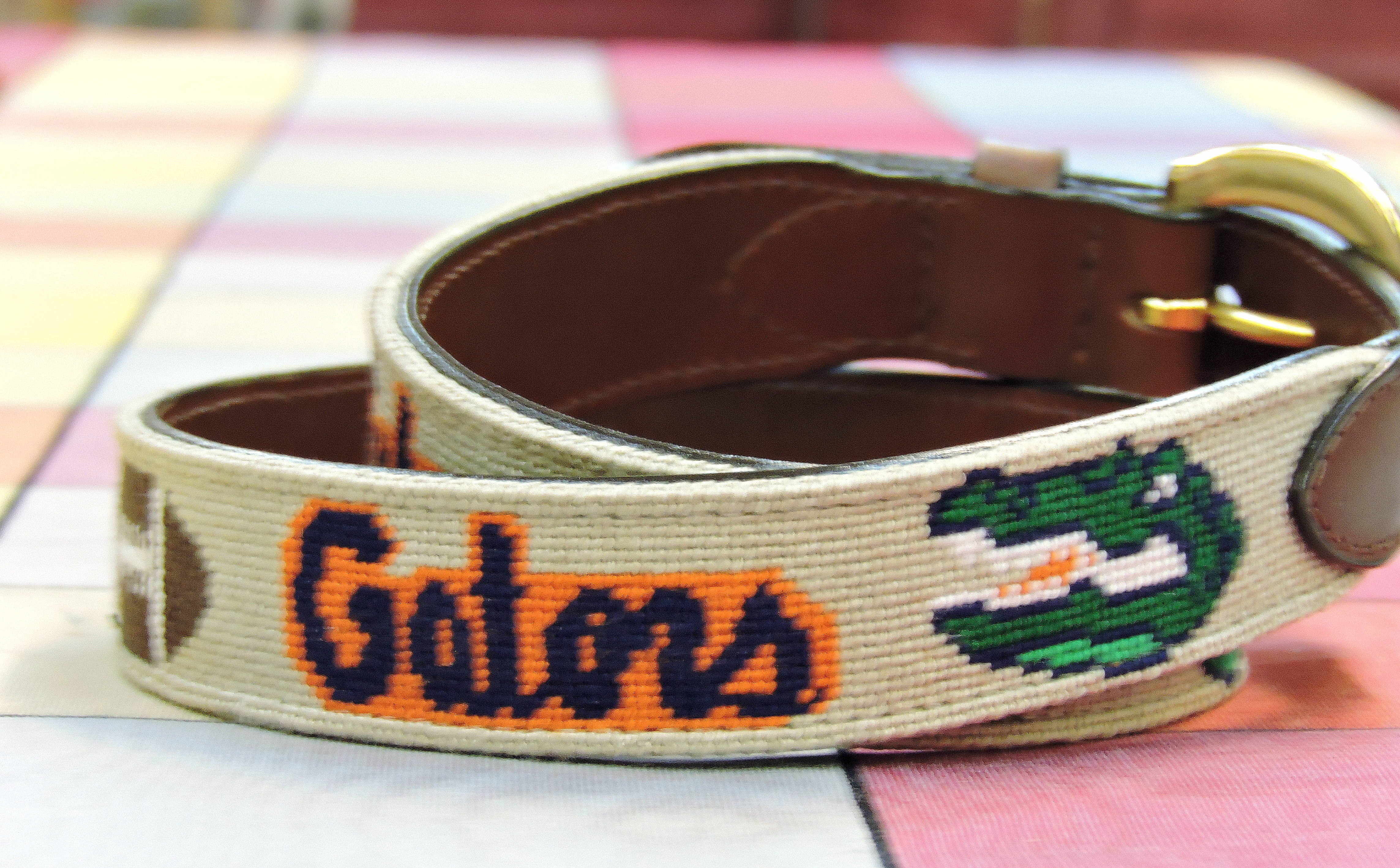 Florida Gators Belt (Handpainted by CBK Needlepoint Collection)