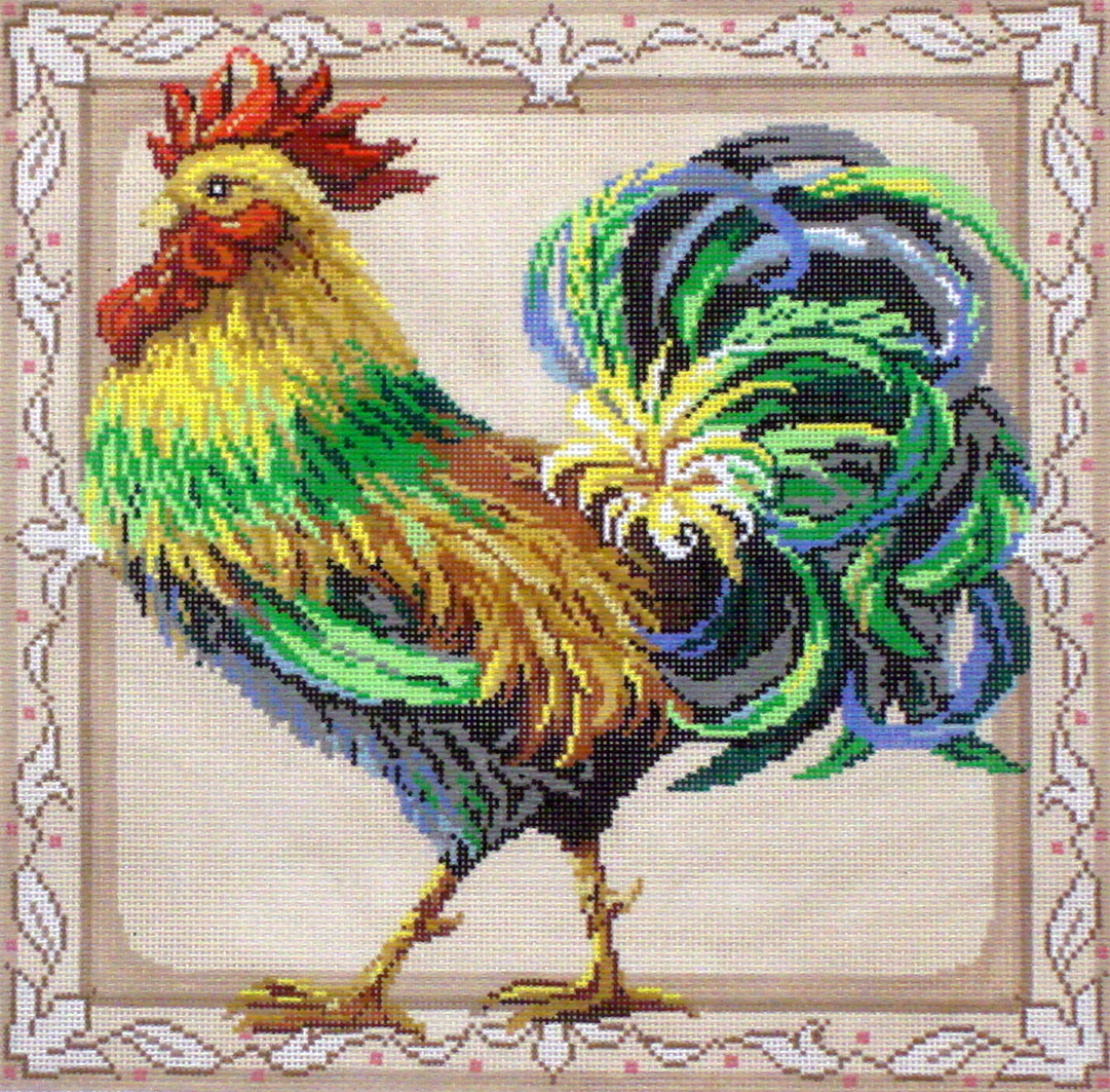 Rooster (handpainted by Meredith Collection) 18*3228