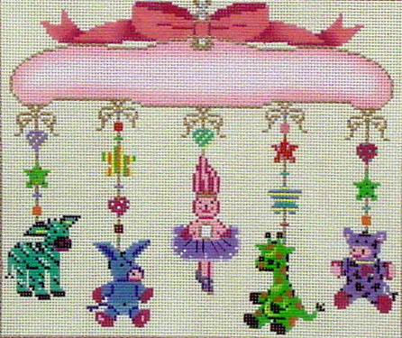 Girls Hanger Mobile (Alice Peterson) *3553