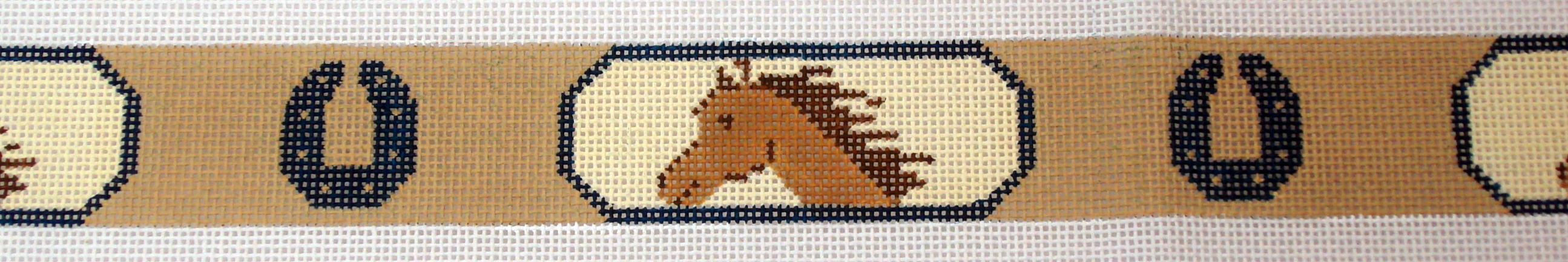 Horse Heads and Horse Shoes Alternating Belt