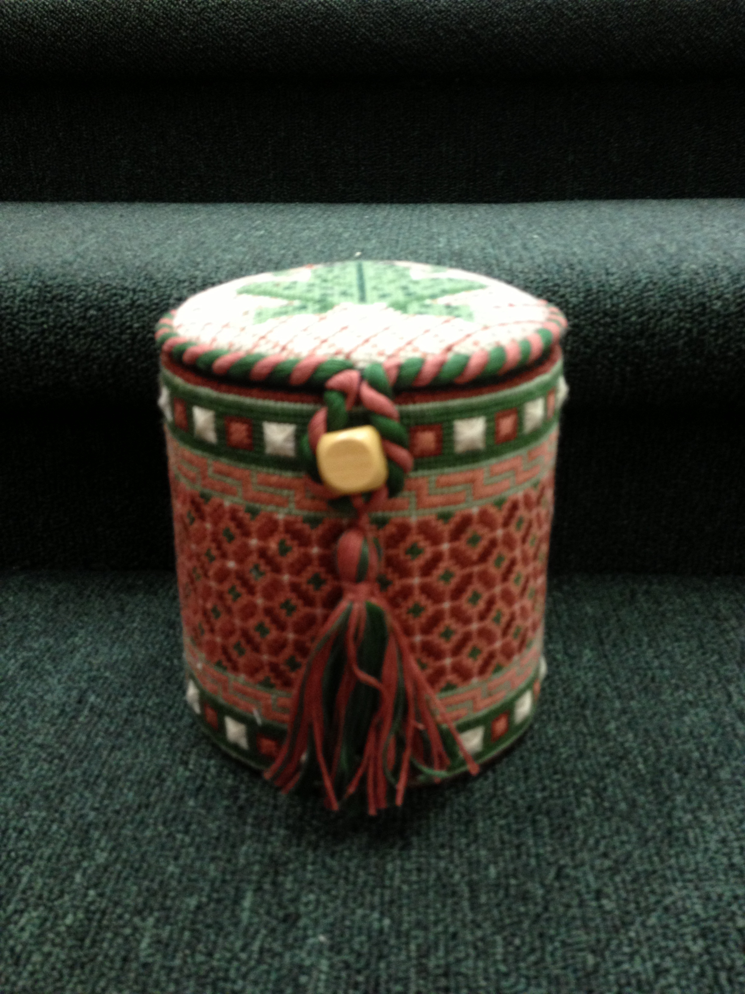 Treasure Box, Gray & White Patchwork and Bees (JP Designs)