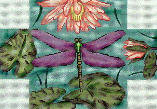 Dragonfly brick cover (handpainted by Gayla Elliot) 18*GE442