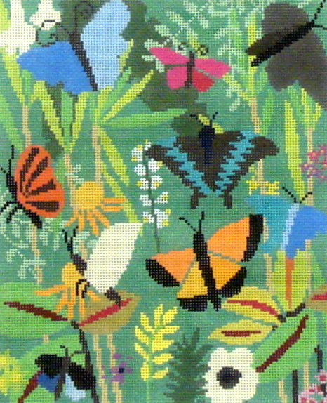 Butterfly Pavillion (Handpainted by Birds of a Feather) 18*AS744