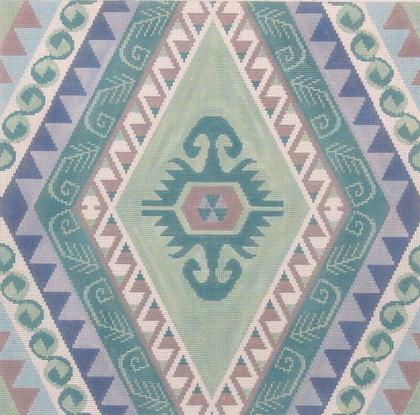 Kilim II A (handpainted needlepoint canvas by Susan Roberts) 18*1574