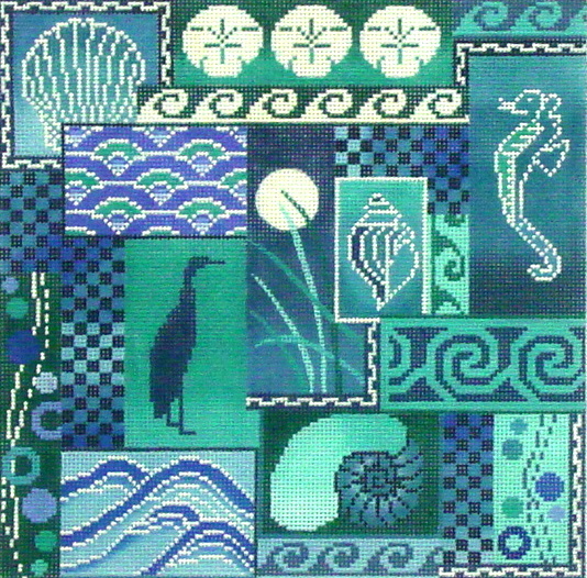 Scenes of the Sea (Blue), Mindy Designs 2295-13