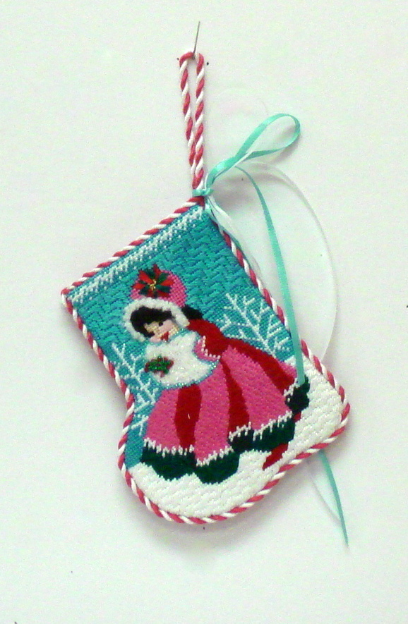 Mary Christmas Mini Sock (Handpainted by Shelly Tribbey Designs)