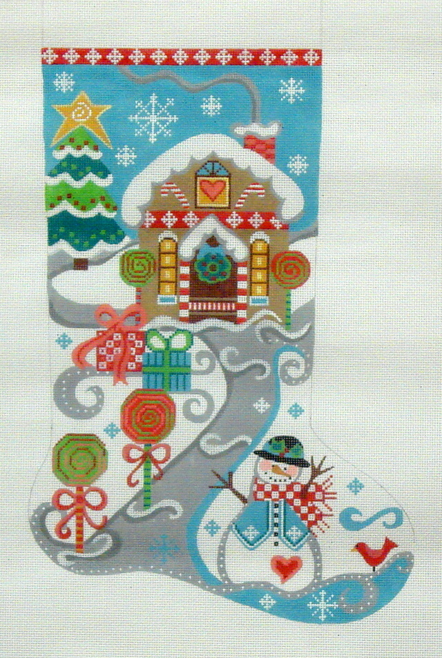 Lollipop Stocking (Handpainted by Danji Designs) 18*CH-54