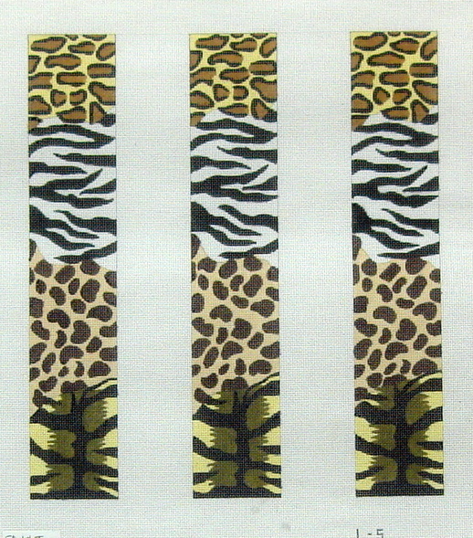 Animal Skins Collage Luggage Straps (handpainted by Meredith Collection) 18*L-5