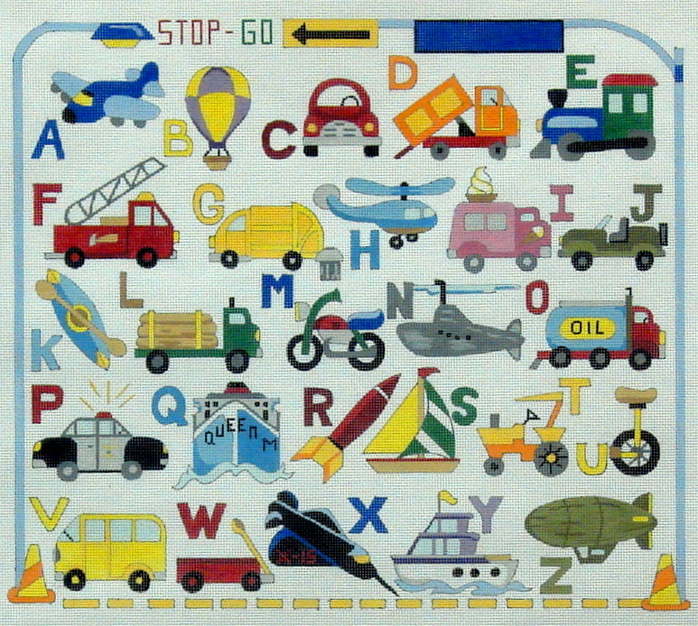 Transportation (Handpainted by Alice Peterson Company) 18*3030