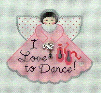 I Love to Dance Angel Ornament (Painted Pony) *699BO