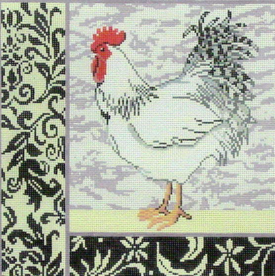 White Rooster (Birds of a Feather) 18*SW104