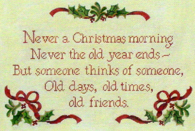Never a Christmas Morning (Handpainted by Needlepoint Alley) 18*003