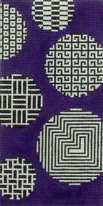 Rolling Along Purple Eye Glass Case (Maggie & Co.) *18 M1767