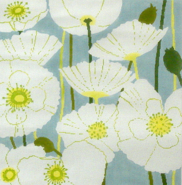 White Poppies (hand painted from The Meredith Collection) White Poppies (hand painted from The Meredith Collection)