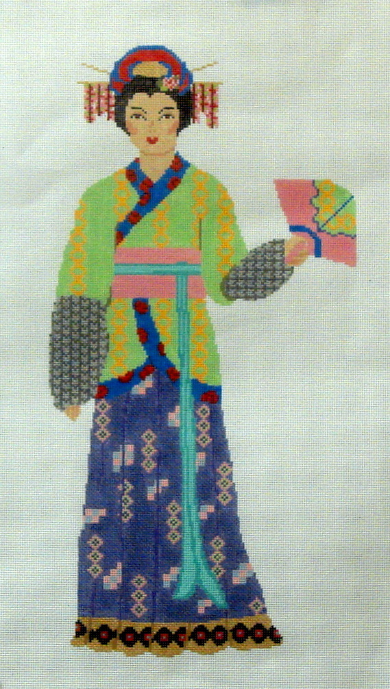 Yuan Dynasty Chinese Woman 000-051-13