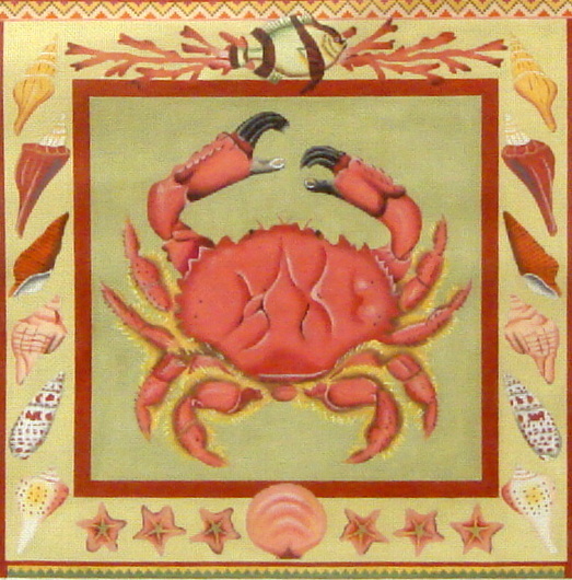Crab (handpainted by Melissa Shirley Designs) 18*1861