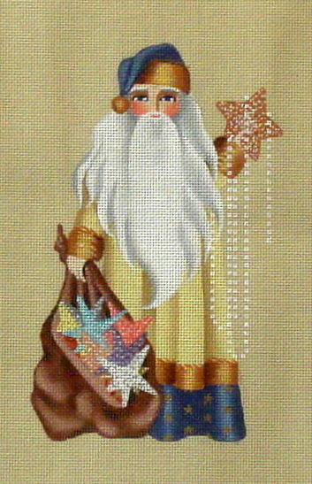 Seeing Stars Santa (Handpainted by Leigh Designs) 18*8351