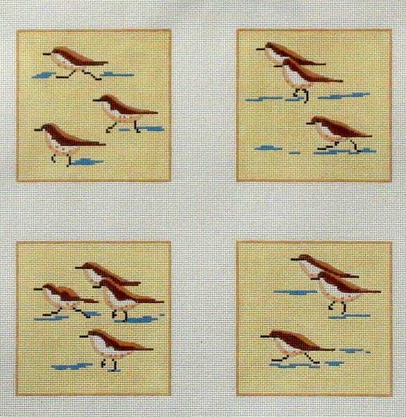 Sandpiper Coasters (Kate Dickerson) C04-08
