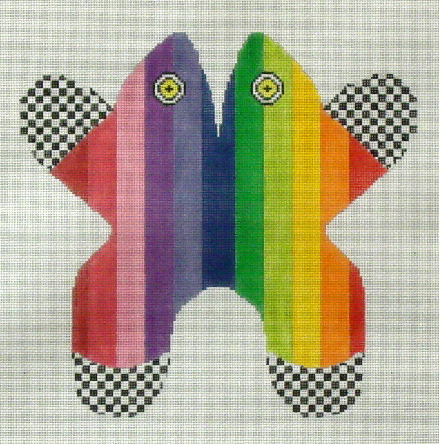 Large Rainbow Frog (handpainted by Needle Crossing) 18*NM-005